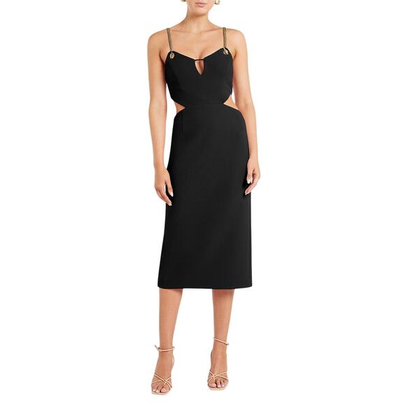 Rebecca Vallance Chic Black Dulce Amore Dress Size 10